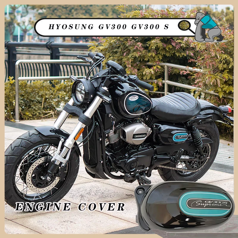 

Engine Cover Clutch Case for Hyosung GV 300 GV 300 S Bobber, Aluminum Alloy Motorcycle Ignition Side Cover Protector Accessories