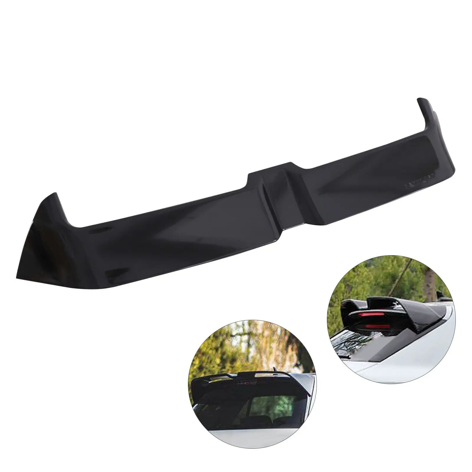 Car Rear Tailgate Trunk Roof Top Spoiler Wing Black For 2015-20 VW Golf MK7 VII