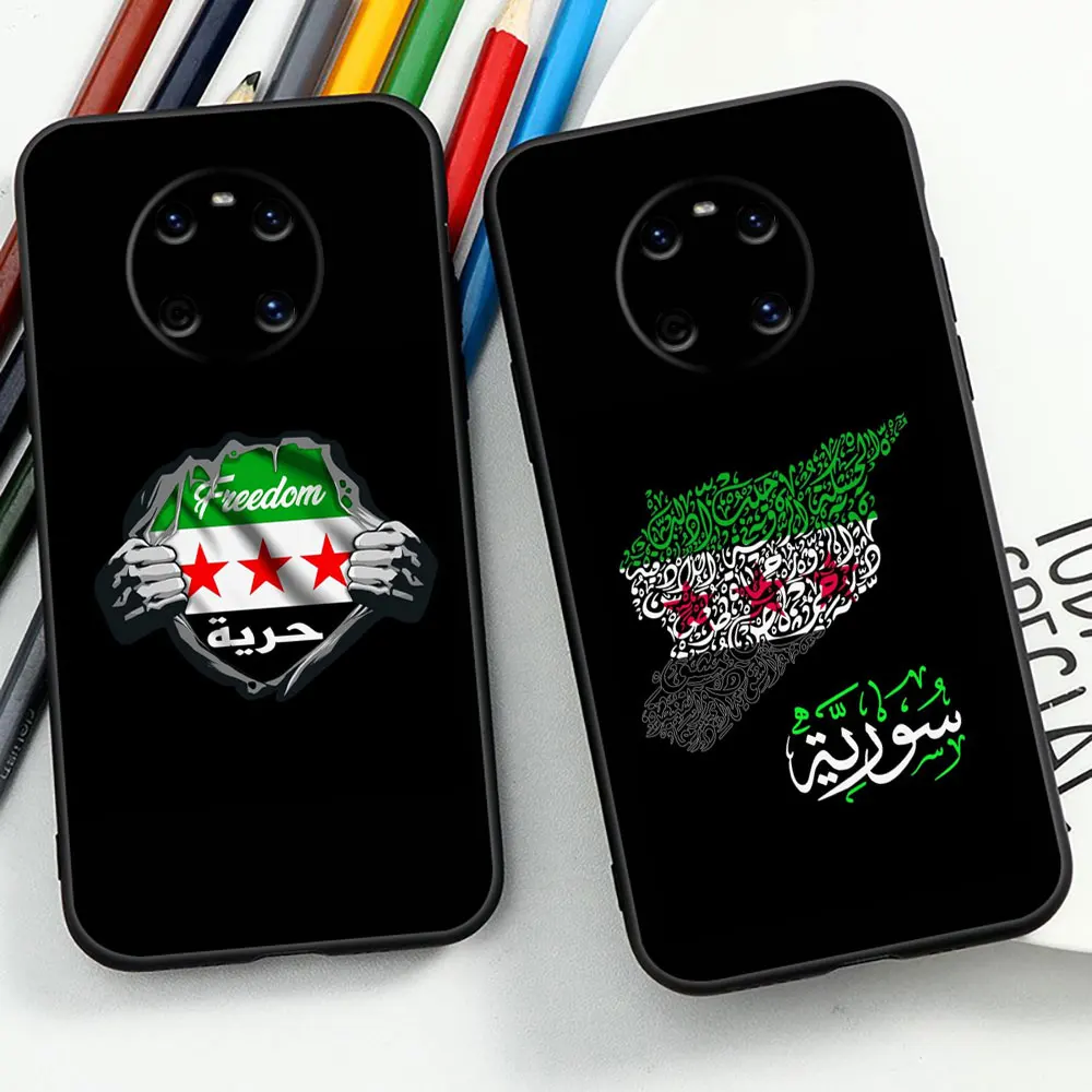 Syrian Revolution Flag Phone Case For Huawei NOVA Y90 Y70 Y61 10SE 10 9 9SE 8 8SE 8I 7 7I 5 5I 4 3 3I 2 PRO PLSU Silicone Cover