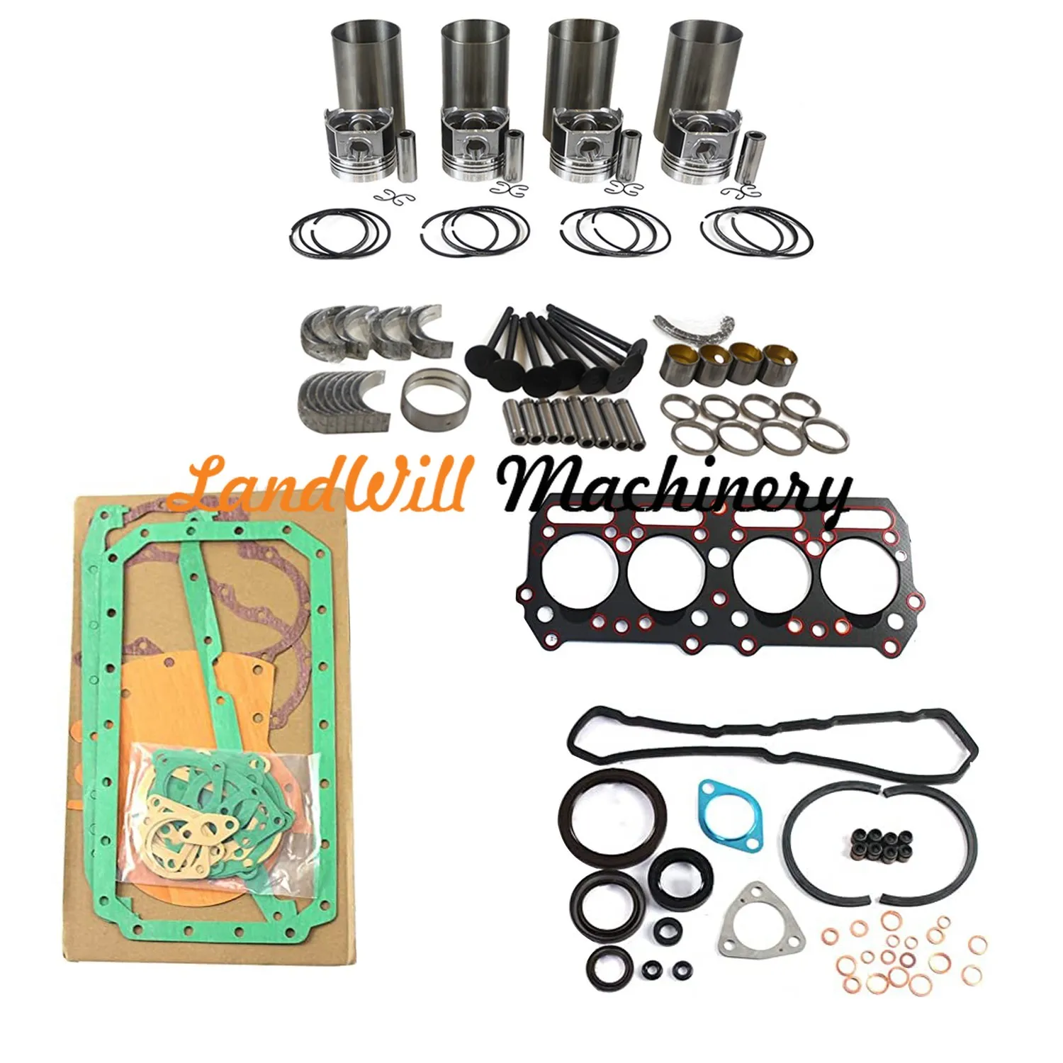 Overhaul Rebuild Kit Fits For Mitsubishi 4DQ5 Engine