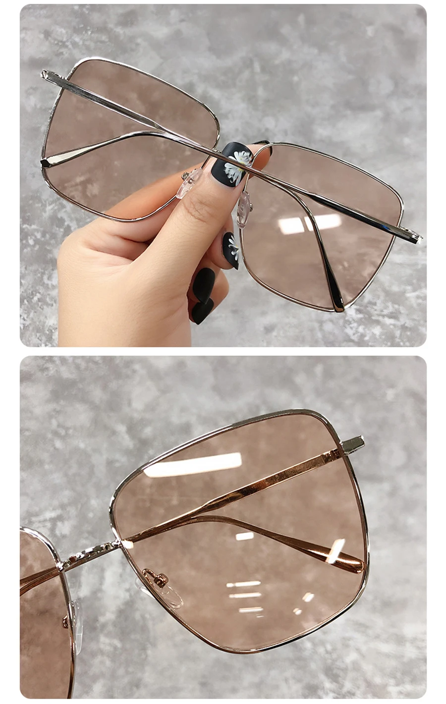 Sonnenbrille Frauen Luxus Platz Männer Fahren Reise Marke Design Gradienten Vintage Sonnenbrille Weibliche Unisex Retro Oculos Neue 2026 – Detail 7