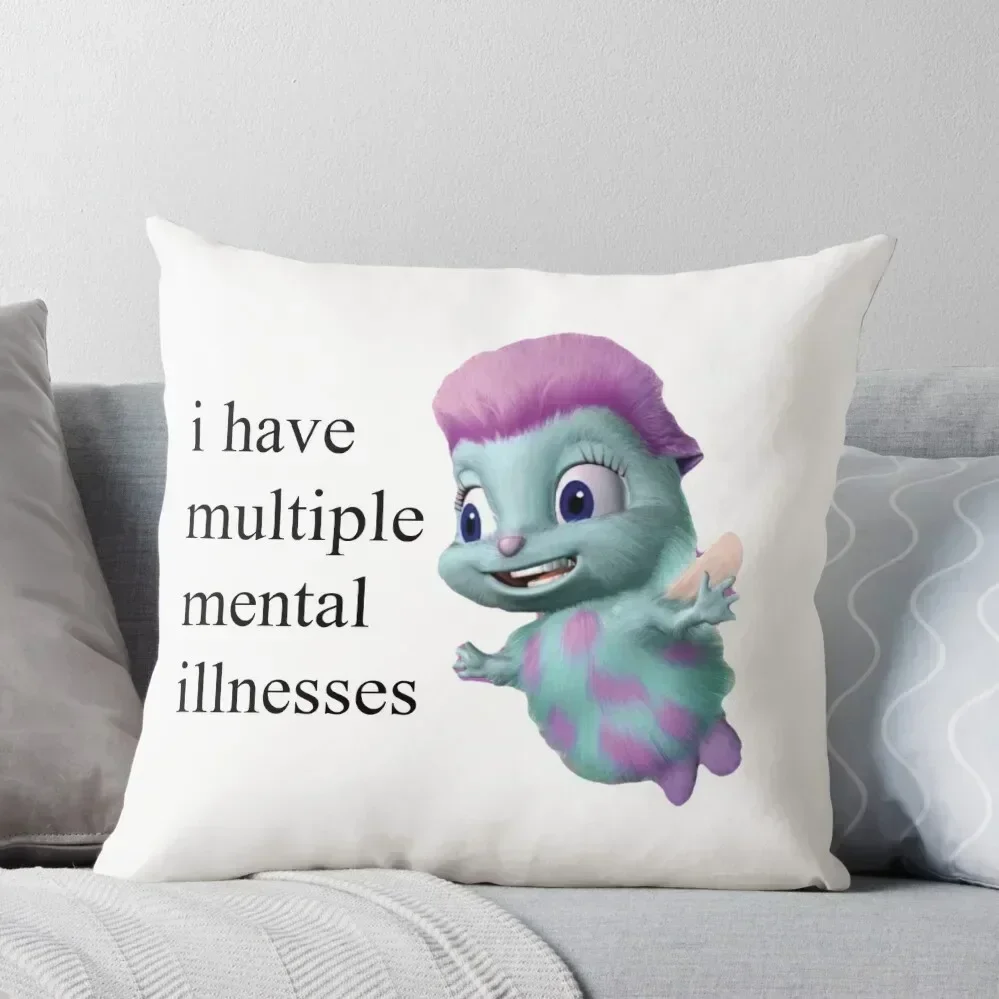 Bibble Mental Illness Rights Throw Pillow Cushion Cover Luxury Custom Cushion pillow