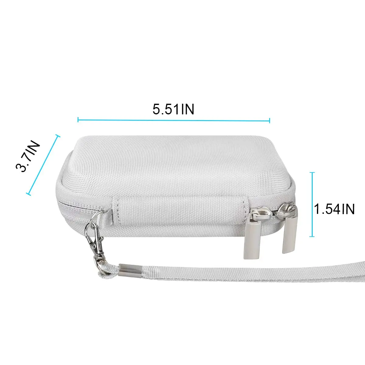 Custom Logo Best Price EVA Waterproof Shockproof Hard Drive Storage Case for External SSD with Travel & Camping Protection