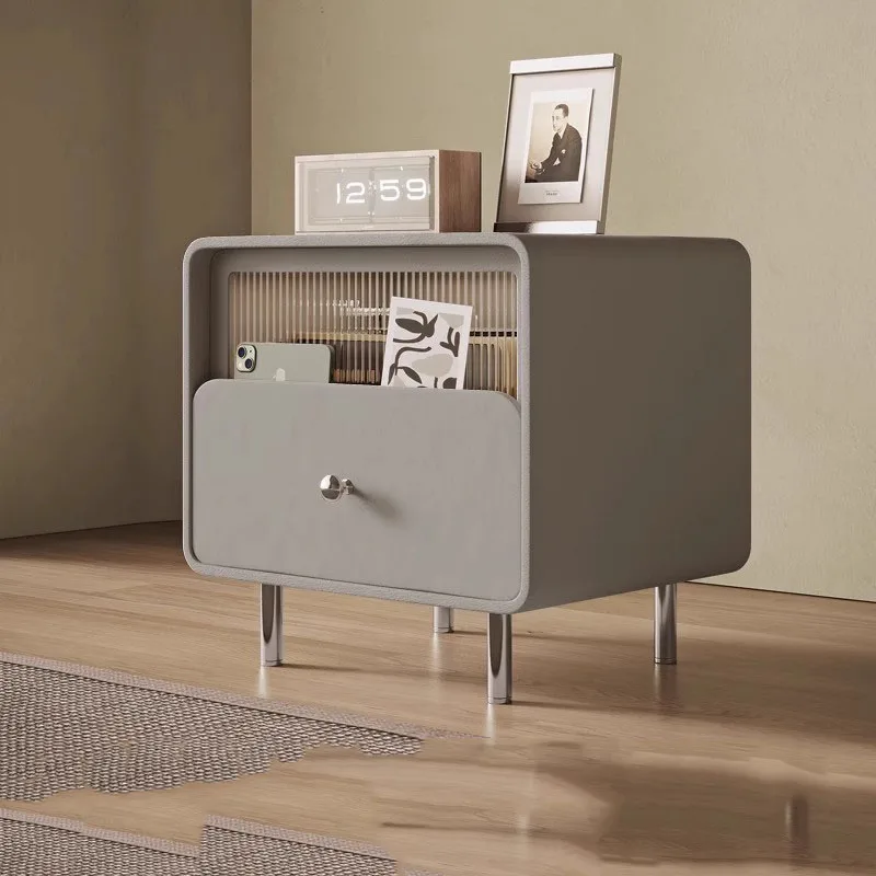 

Decor Mobile Bedside Table Bedroom Cabinets Librero Drawers Luxury Storage Nightstand Organizer Mesa De Noche Home Furniture