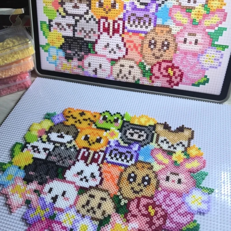 1000-шт-термомозаичных-бусин-hama-26-мм-бусины-perler-для-пиксель-арта-бусины-для-творчества-детская-игрушка-для-рукоделия-и-мозаики