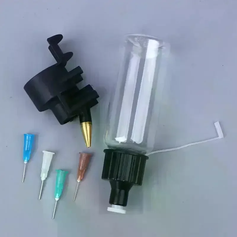 High-Quality Airbrush Set with 50ml Special Canister & Various Size Disposable Nozzles 0.2mm/0.3mm/0.5mm/0.8mm