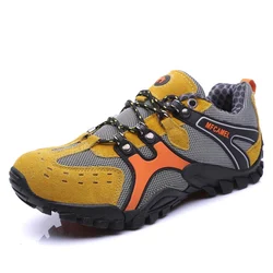 Hot Sale Brand Men Hiking Shoes Breathable Outdoor Mountain Trekking Shoes Men Climbing Hunting Sneakers Non-Slip Sport Footwear