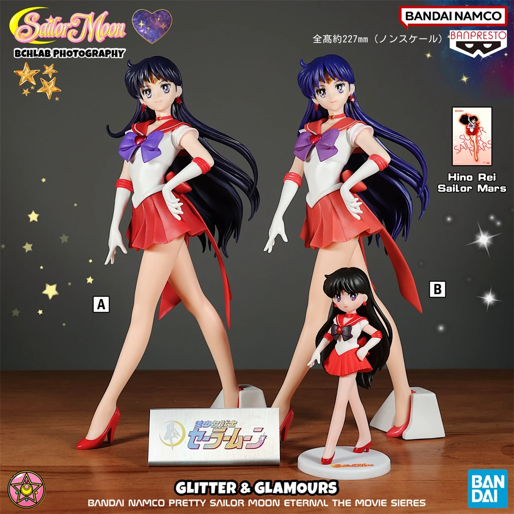 

В наличии Bandai Sailor Moon Shining Charm Фигурка Сейлор Марса Официальная фигурка Рей Хино Аниме Призовая модель Милый коллекционный подарок для девочек