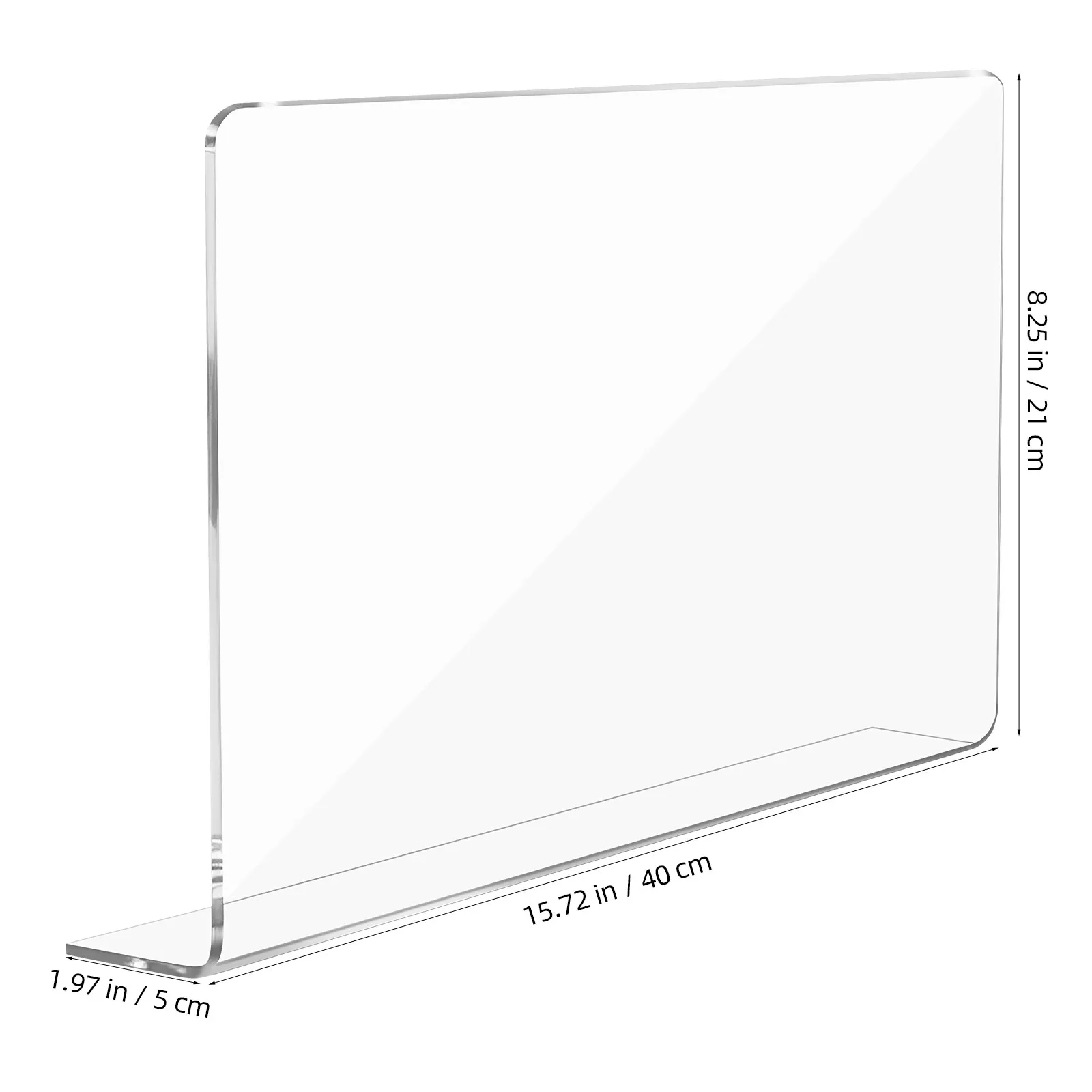 40x21cm Transparent Self-Adhesive Shower Splash Guard Acrylic Sink Splash Guard For Kitchen Bathroom, Wash Basin Water Blocking