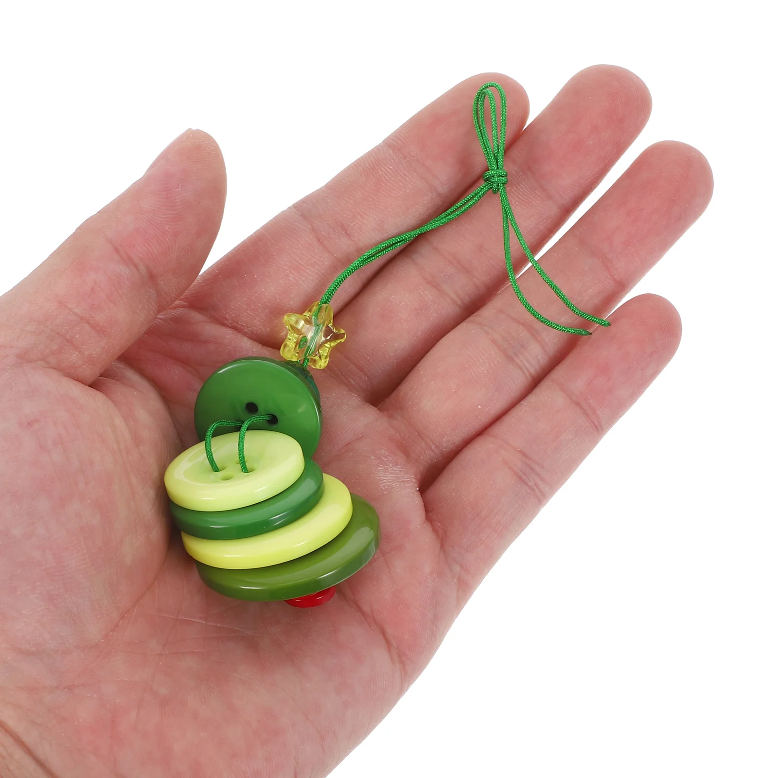 

1Set DIY Button Tree Decoration - Unique Handmade Christmas Ornaments - Easy Assembly Festive Craft for All Ages