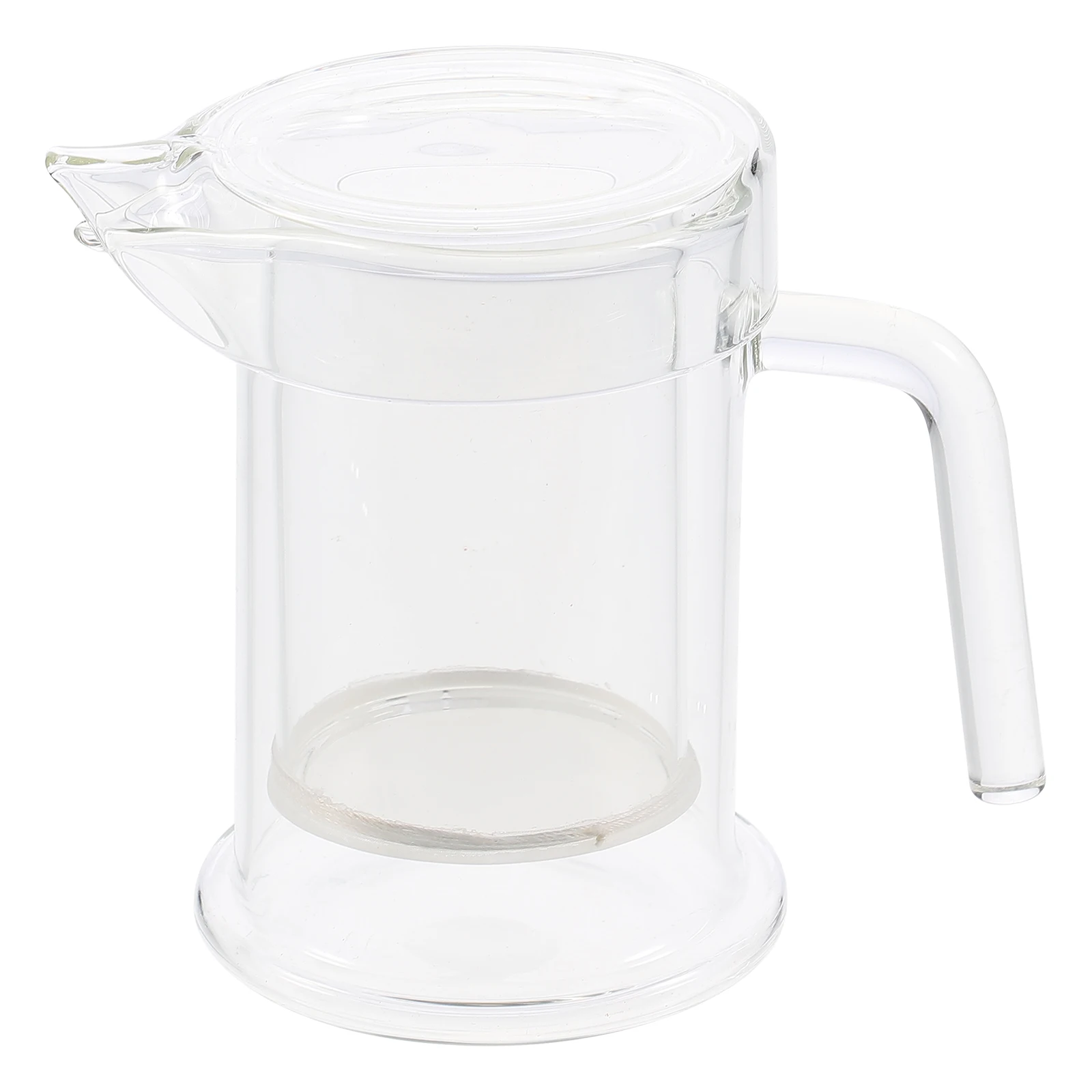 

1Set Glass Tea Pot Smooth Safe Material Suitable for Various Occasions Hot Cold Drinks Borosilicate Glass Teapot