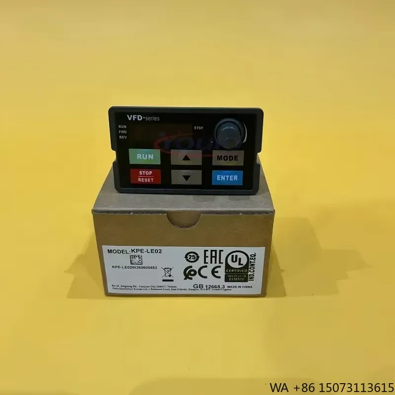 for Delta Optional Keypad KPE-LE02 100 Percent New Original Compatible with VFD-E Series Variable Frequency Drive Control