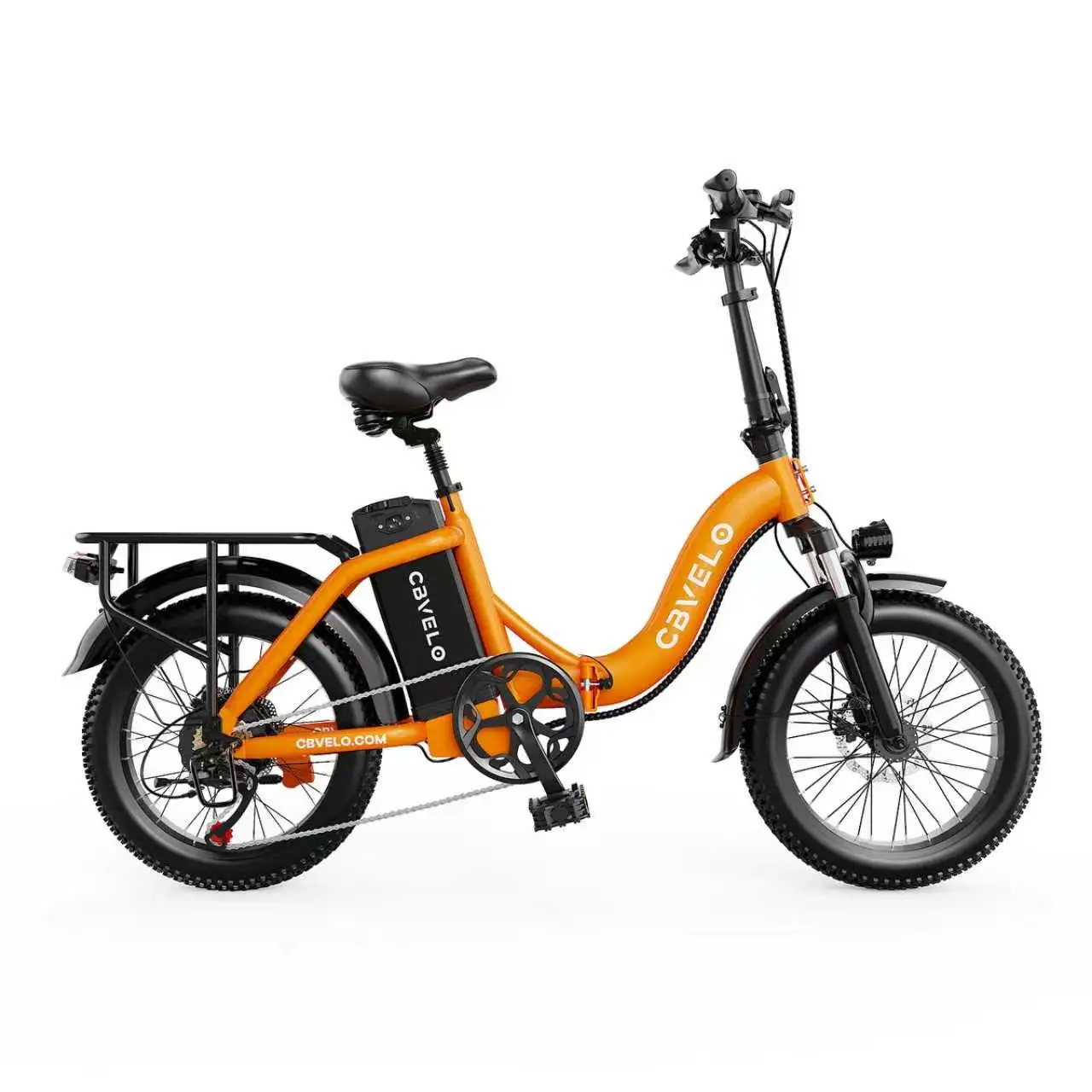 MARS700 Cybervelo 1000W Foldable Electric Bike Adult 20 Inch Fat Tire Urban Commuter Ebike 48V 20.8Ah Large Removable Battery image 3