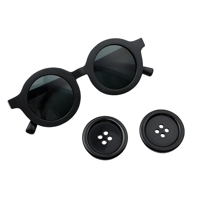Gafas con botones de moda creativa, gafas para Cosplay, dibujos animados, disfraz de Halloween, accesorios, novedad, gafas divertidas, regalos