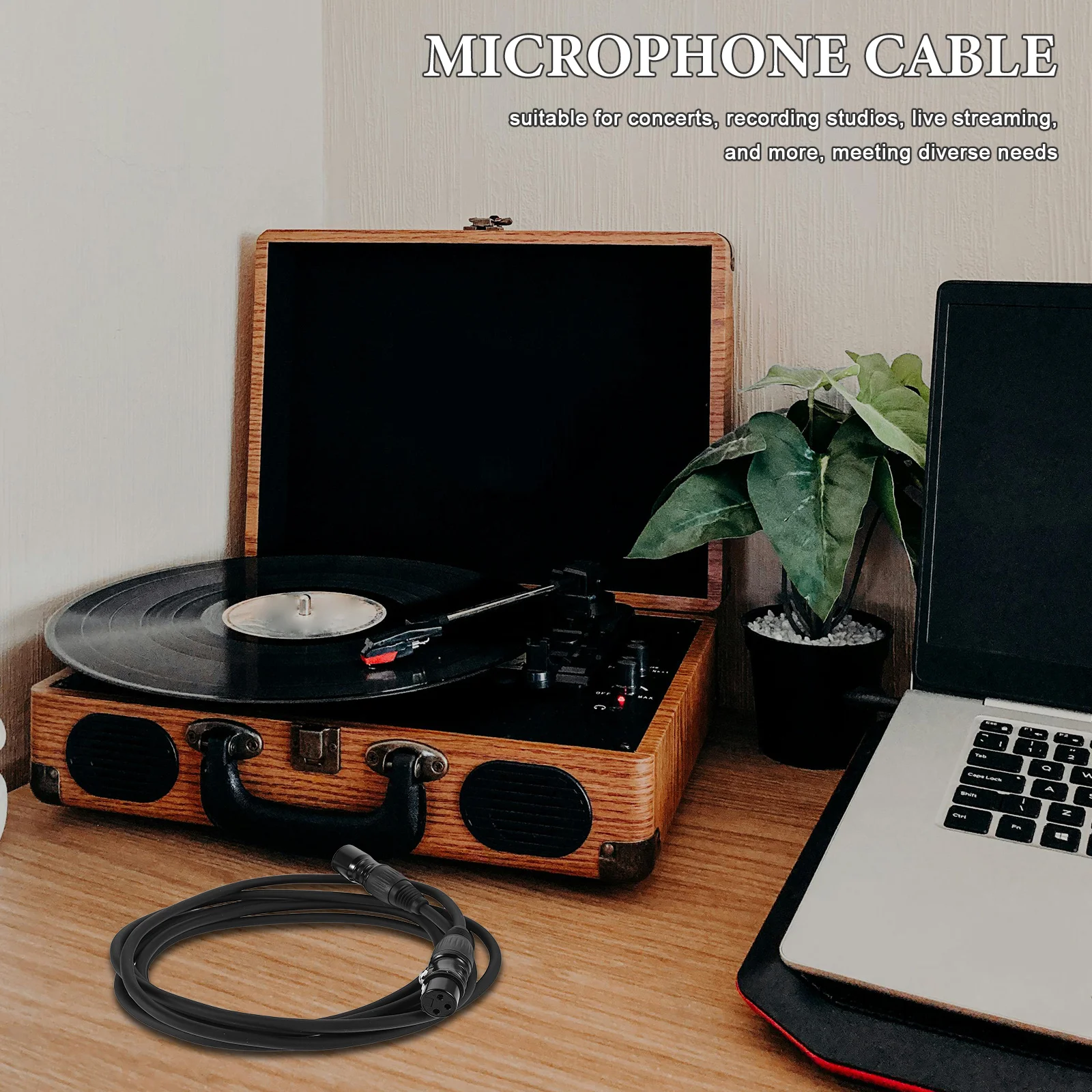 كابل Xlr مطلي بالذهب ثلاثة دبابيس ذكر إلى أنثى موصل خلاط ميكروفون نقل الصوت المستقر للبث #1