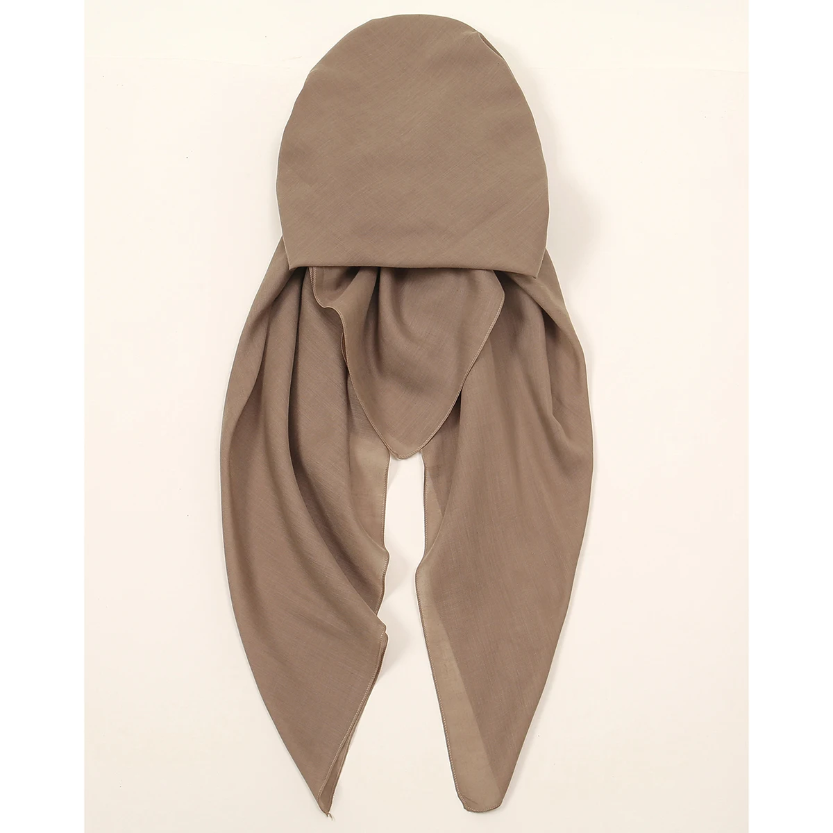 Solid Color Elastic Headband Cap For Woman Muslim Hijab Hat Lady Fashion Instant Scarf Islamic Turban Bandana 75*25cm