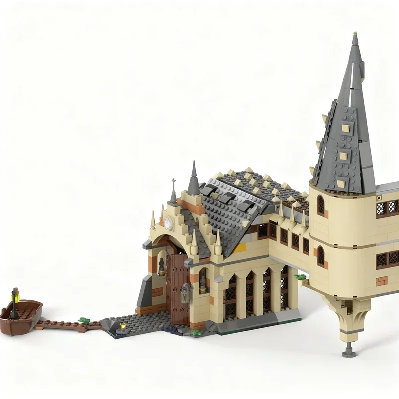 NEU 694-Teiliges Magisches Film-MOC Harrying Bridge Hausmodell DIY Kreative Ideen Ausstellungsstück Bausatz Geburtstagsgeschenk 75954