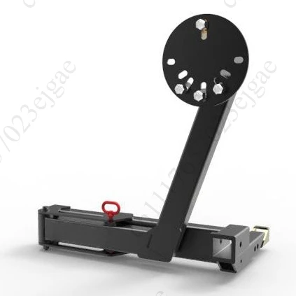 Heavy Duty Off-Road Spare Tire Carrier, Hitch Mounted Rack for SUV & Truck, Quick Release & Secure