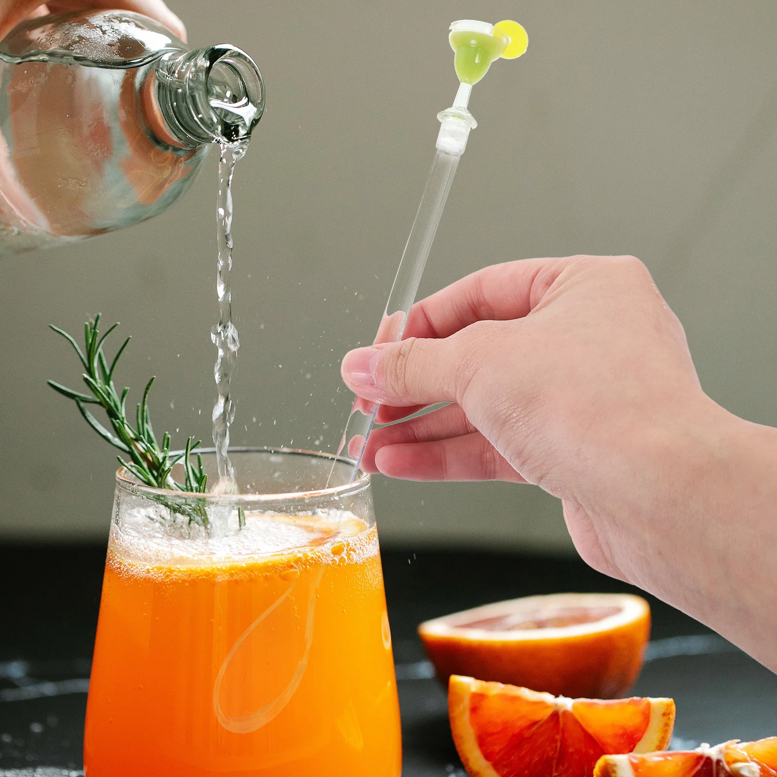 

5Pcs Unique Stirring Sticks Professional Design for Ice Cream Dessert Coffee Smooth Stirring Stirrer Coffee Stirrer