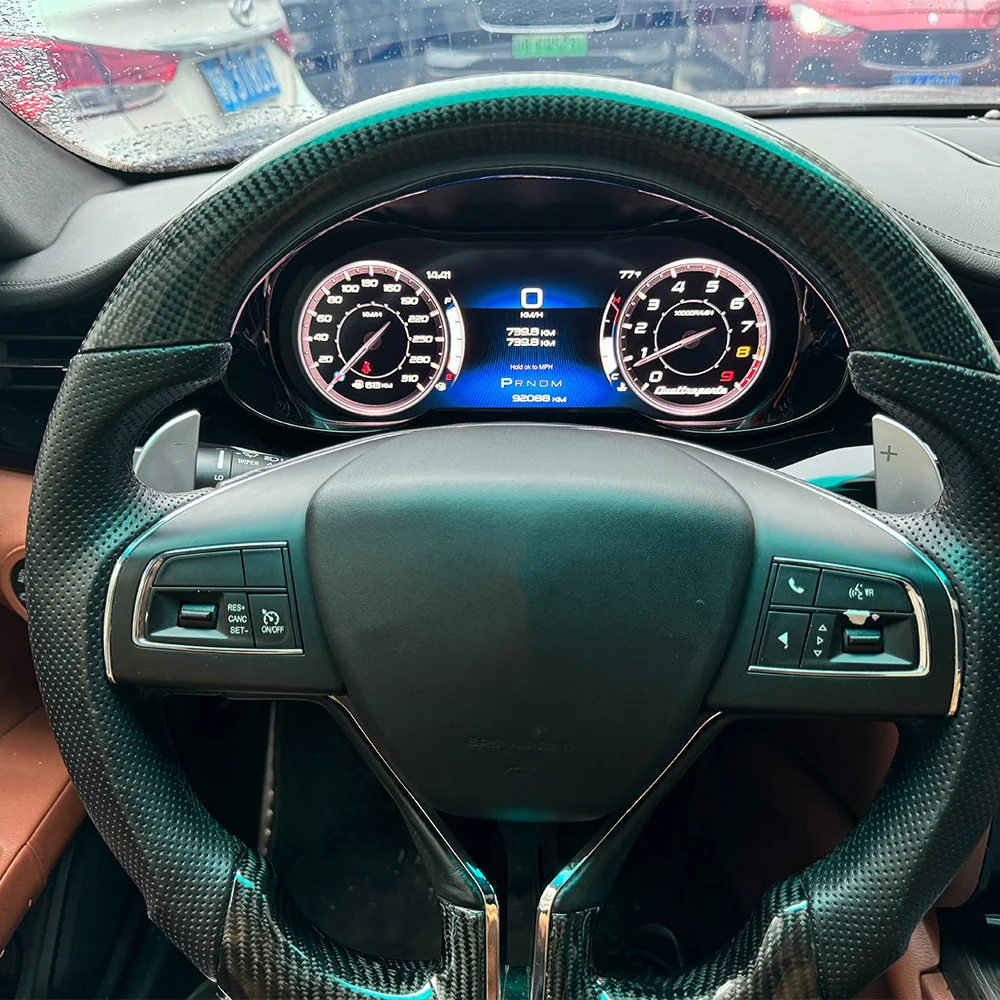 

Digital Cluster Dashboard For Maserati Quattroporte 2014-2022 Instrument Panel Head Unit Meter Screen Speedometer Tachometer