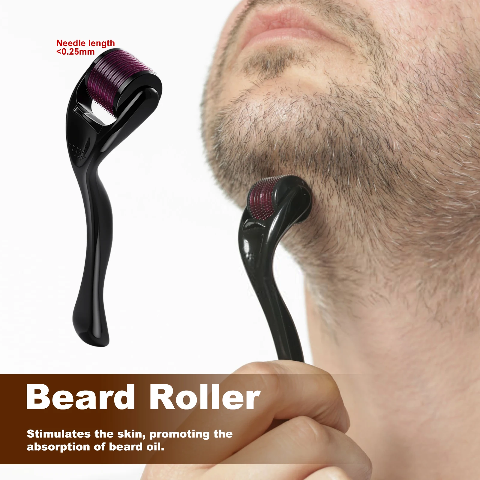 Óleo de barba orgânico de alecrim Jojoba - leve, não gorduroso, perfumado - para cuidados com as barba seca e grossa 30ml