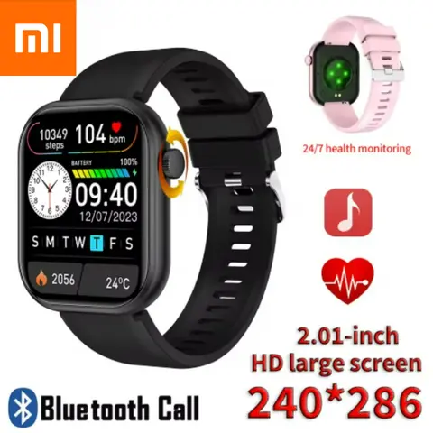 Xiaomi Lady Watches  2026 New Smart Watch Women Full Touch Screen Bluetooth Call Waterproof Sport Fitness Tracker Smartwatch Men