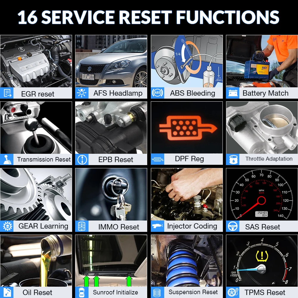 2023 THINKCAR Thinkdiag Hot Version Full System All Car 16 Reset Service OBD2 Diagnostic Tool ECU Coding Active Test 1 Year Free