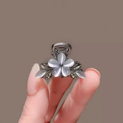 New Fashion Women's Hair Clips Small Grab Clip Metal Ponytail Clips Sweet Cute Shining Flower Side Barrettes Headwear