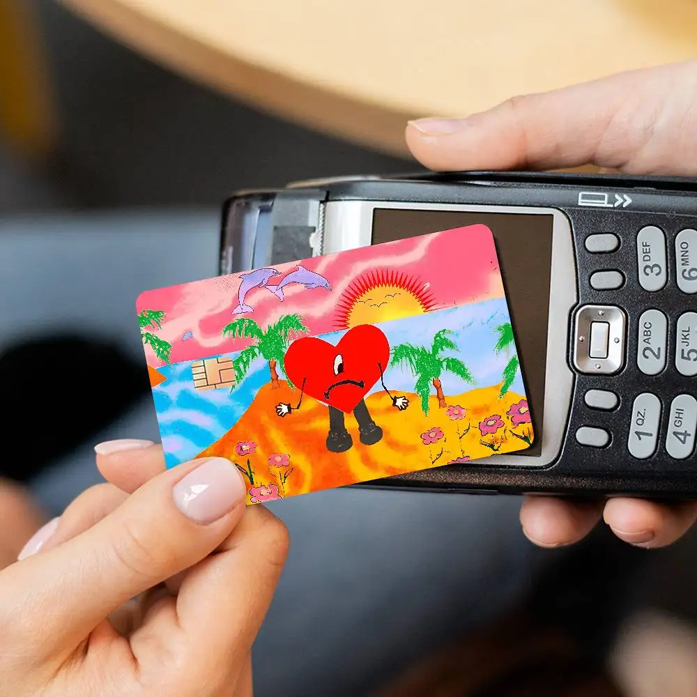 Afbeelding 6: Zanger Bad Bunny Diverse Anime Bank Creditcards Bus Pass Stickers Coole Decoratie Waterdichte Stickers Collectie Speelgoed Geschenken