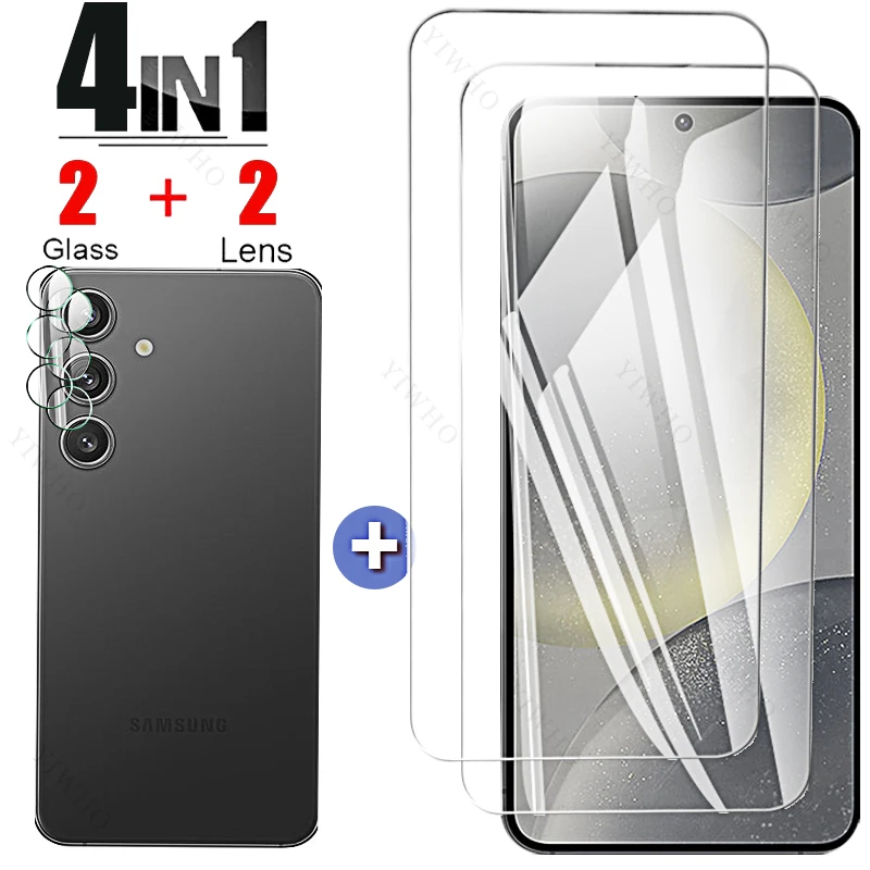 4in1 Protection Glass for Samsung Galaxy S24 S 24 SM-S921B 6.2