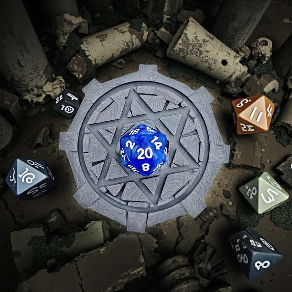 

8-сантиметровый круг для настольной игры DND, инструмент для военных игр