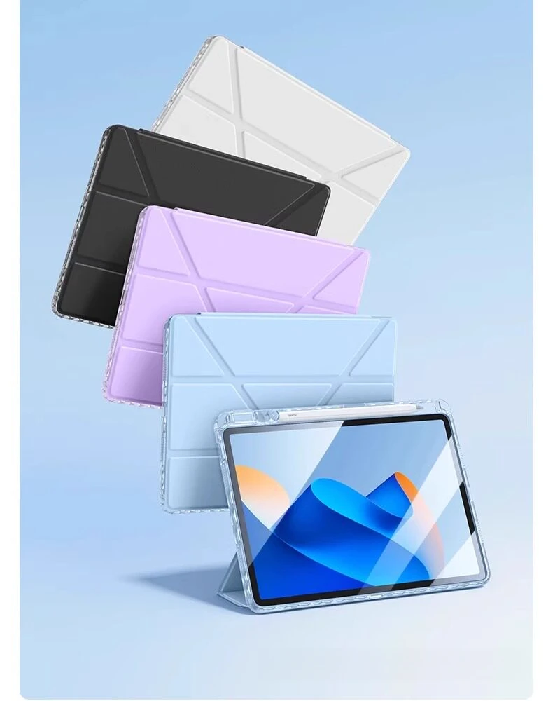 Y-Fold Acryl-Hülle für Huawei MatePad Pro 11 Air 12 mit Auto-Wach-/Schlaf-Funktion Stoßfeste Vollschutz-Hülle – Detail 9