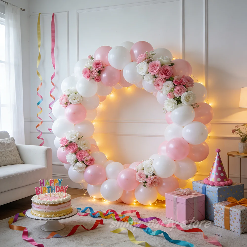 Pink White Balloons for Boys and Girls Latex Balloons Baby Shower Birthday Party Decoration Kids Toys DIY Balloon Anniversary