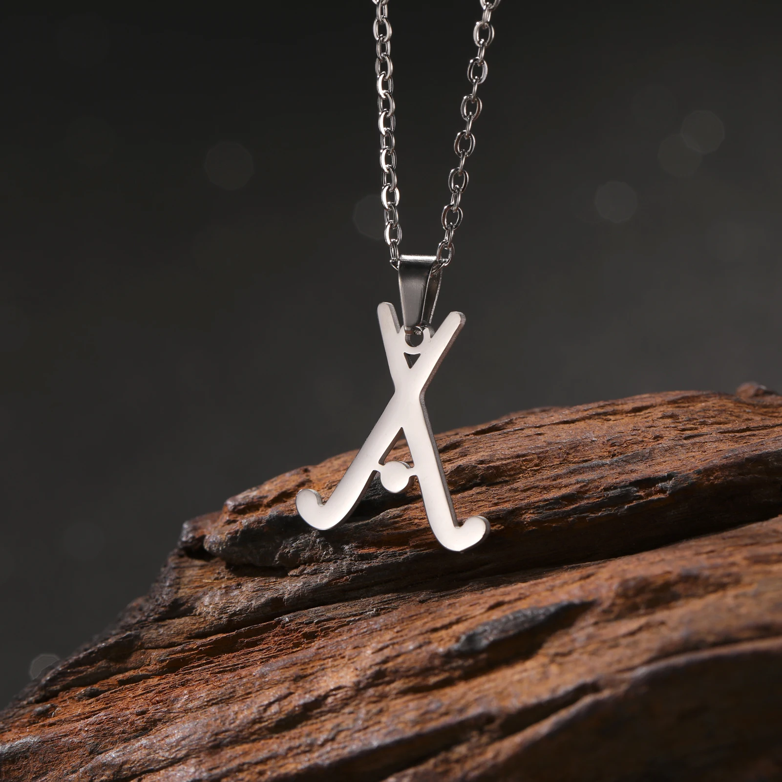 Hockey Pendant Stainless Steel Necklace Men\'s And Women\'s Fashionable Casual Sports Birthday Gift Jewelry Gift New Style