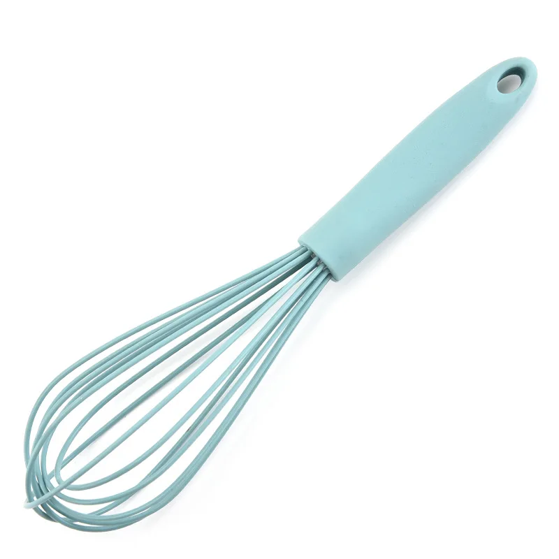 10-Inch Egg Whisk Silicone Eggs Tools Whisk Stick Eggbeater Stirring Rod Manual Household Kitchen Baking Egg Diy Tools