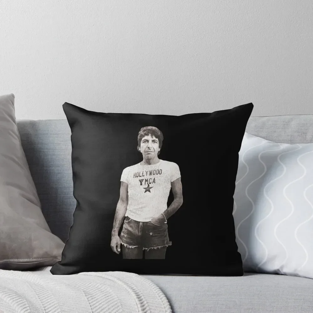 

Leonard Cohen Casual Icon Throw Pillow ornamental pillows home decor items Pillowcase Cushion pillow