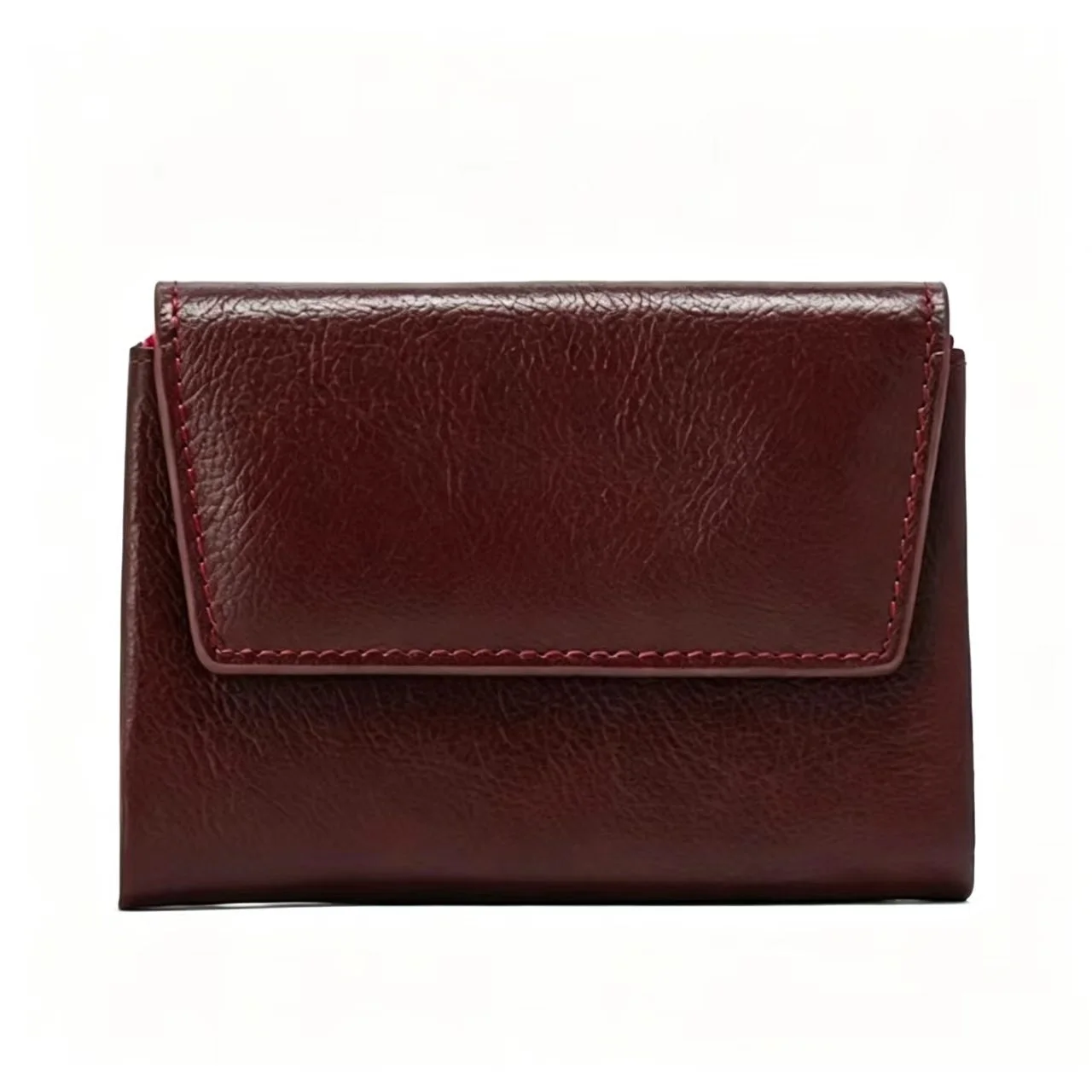 2026 New Alligator Cow Leather Wallet Magnetic Clasp Short Purse Woman RFID Genuine Leather Card Holder Clutch With Box