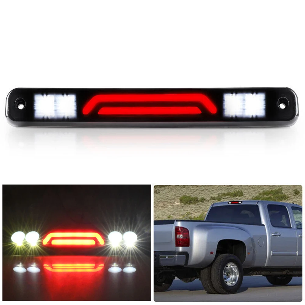 

Smoked LED 3RD Third Brake Cargo Light For 1988-1998 Chevrolet C1500/K1500 Silverado High Mount Stop Lamp Turn Signal Lights