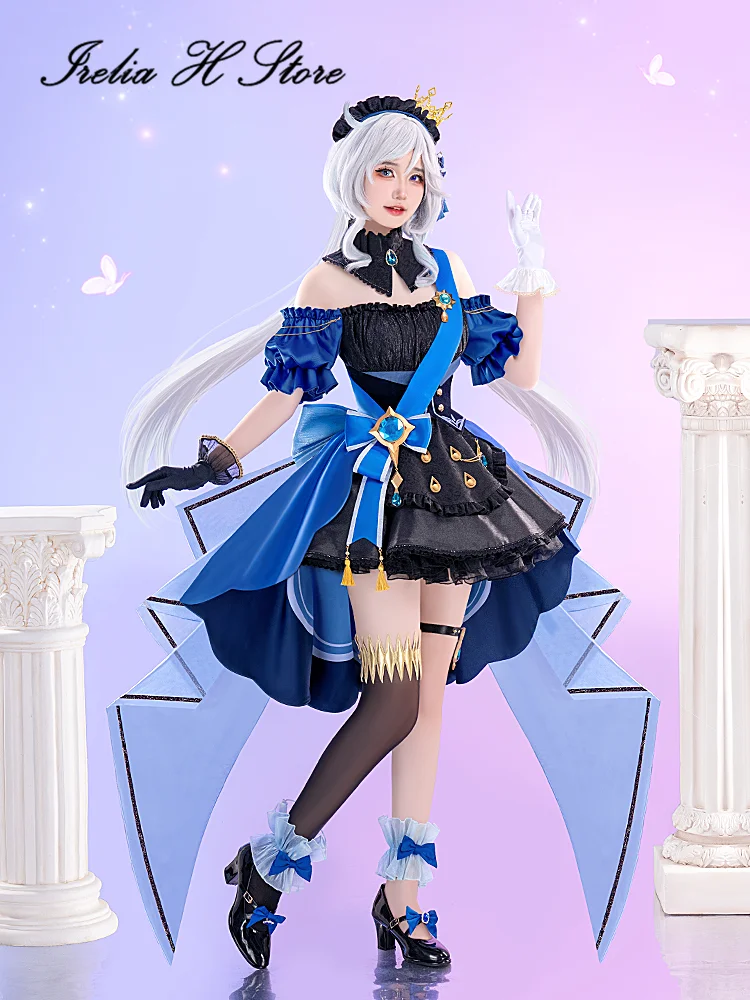 Irelia H Genshin Impact Furina Cosplay Costume Anime Furina lolita Maid Dress Halloween Costumes Female