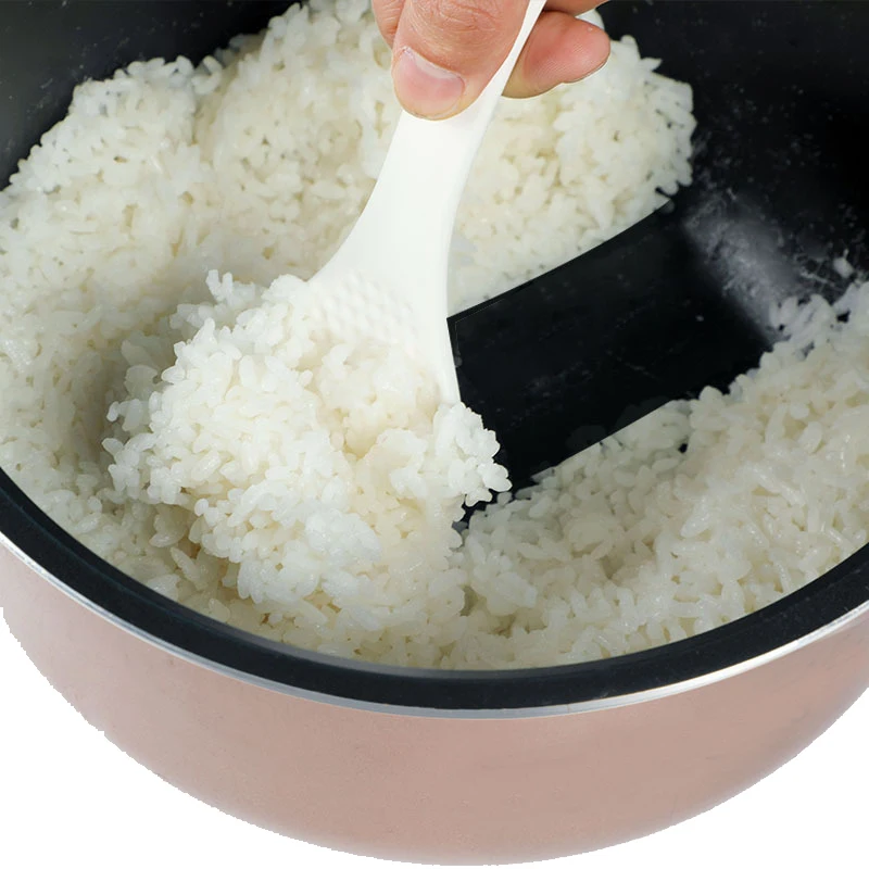 Penanak nasi sendok nasi mudah dibersihkan, sendok nasi antilengket perlengkapan dapur sekop nasi untuk alat masak dapur antilengket