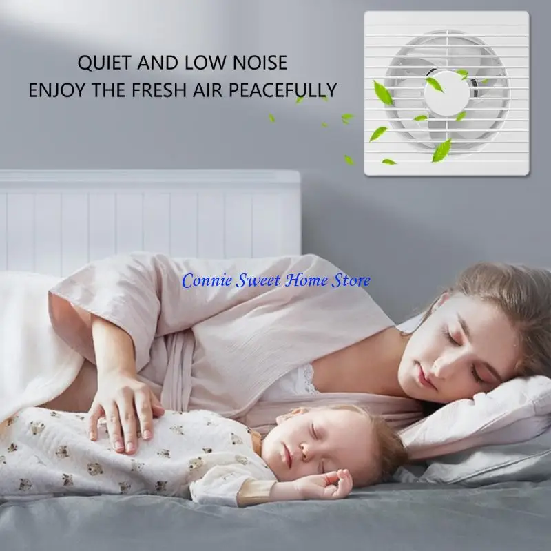 

LXAF 4-дюймовый вентилятор с контролем влажности, функция автоматического включения/выключения, водонепроницаемая конструкция,