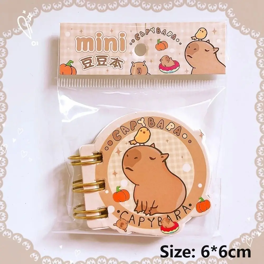 Cuaderno Capybara creativo, Mini Bloc de notas de papel pequeño, Color aleatorio