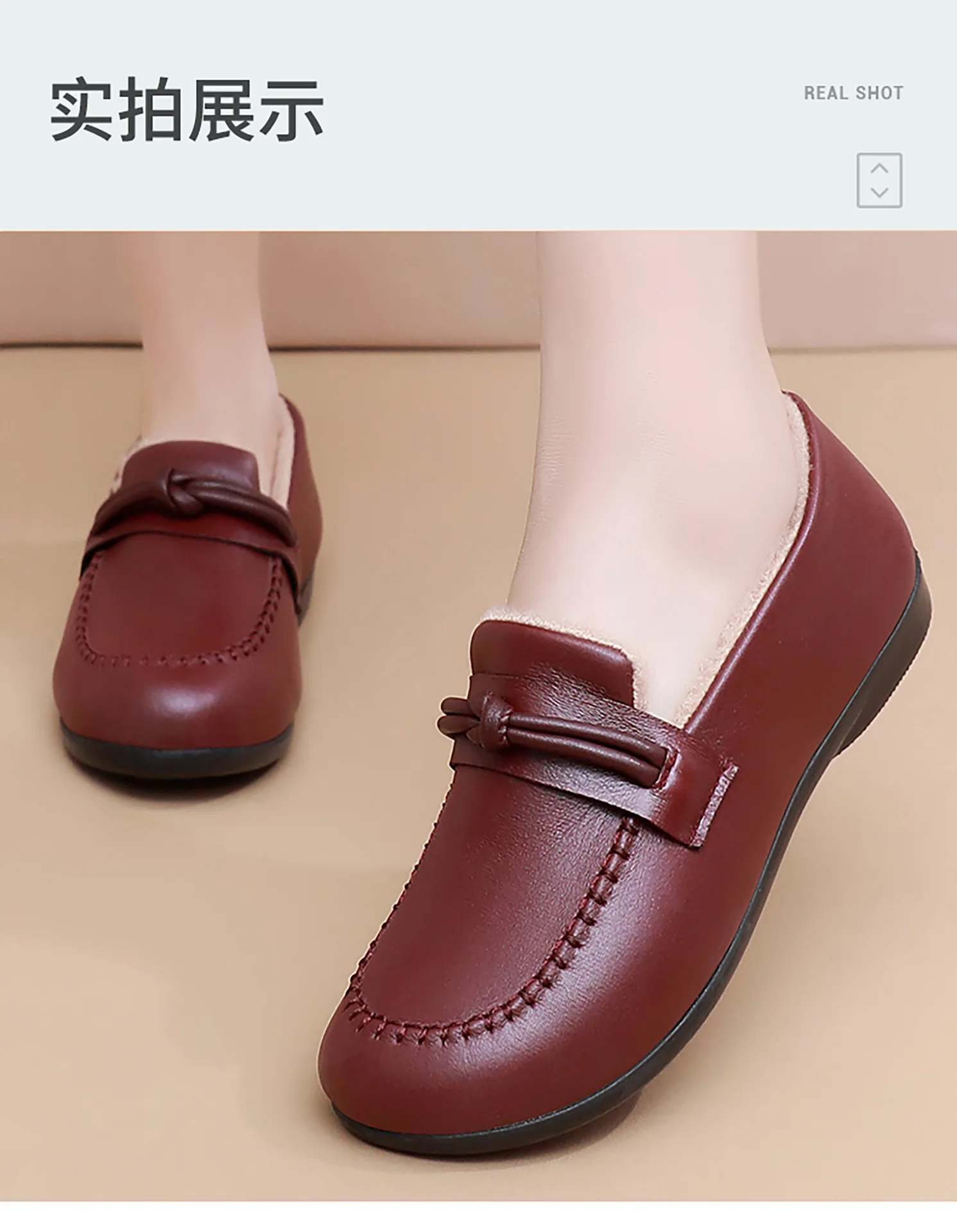 Damen-Winterschuhe, neue rutschfeste, wasserdichte Baumwollstiefel, beliebte modische Freizeit-Baumwollschuhe – Detail 11