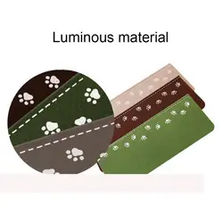 Self-adhesive Cute Luminous Paw Pattern Stairs Step Pad Rug Carpet Non-slip Mat
