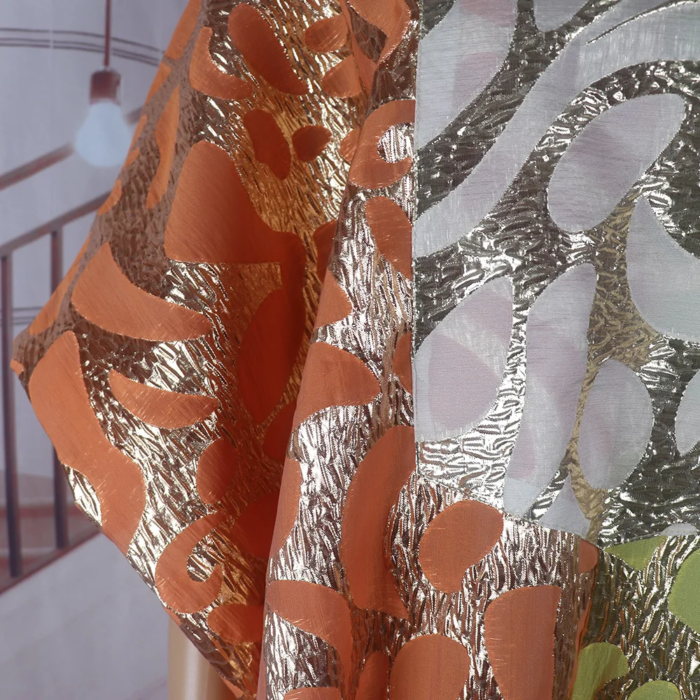 Brandneue Afrikanische Kleider für Frauen in Übergrößen Türkische Kleider für Damen Luxuriöser Jacquard-Stoff Kirchenkleidung für Frauen – Detail 9