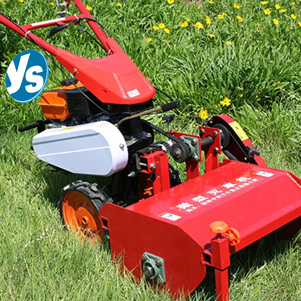 Commercial Grade Lawn Mower - High-Power Diesel Engine for Orchard & Open Land Self-Propelled Grass & Stubble Cutting