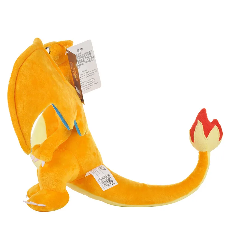 28cm Pokemon Kawaii Charizard Stuffed Toys Cartoon&Cute Firedragon Peluche Plush Dolls Throw Pillow Birthday Gift For Kids