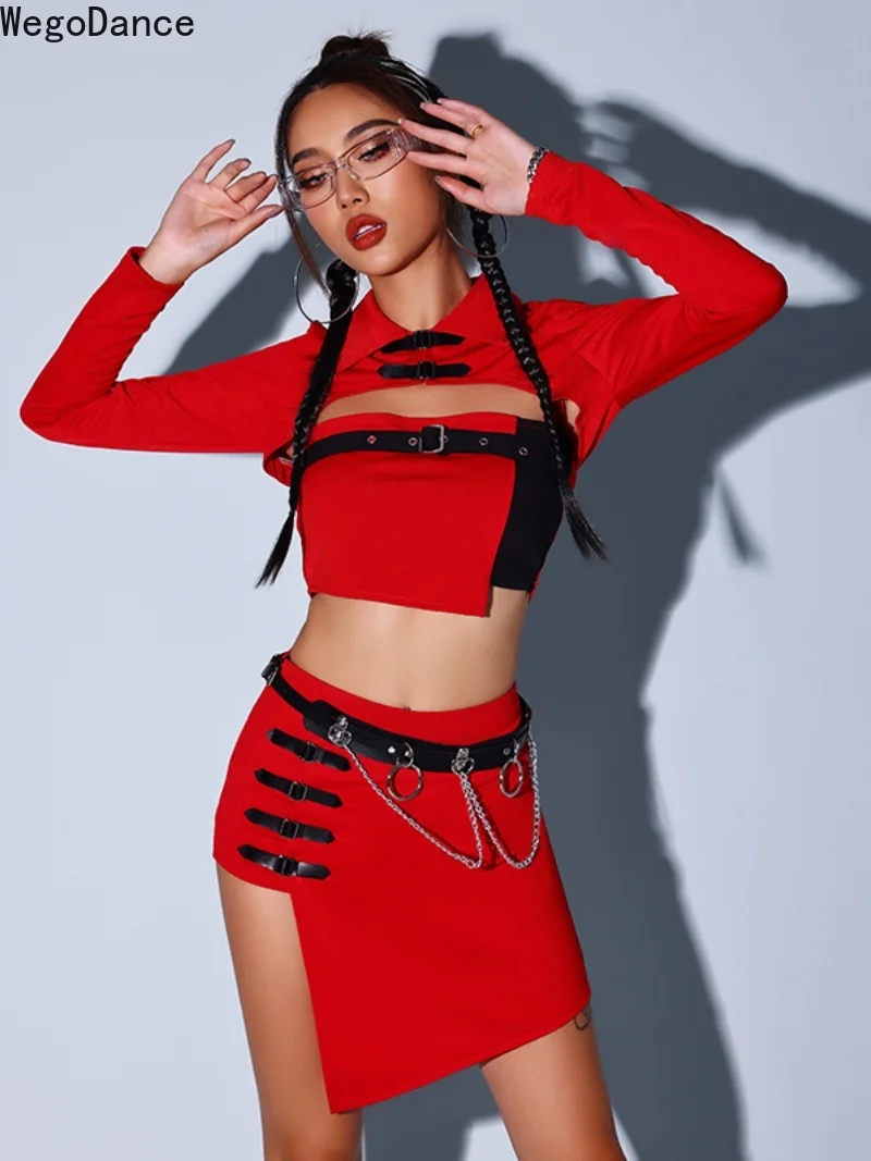 

Корейский групповой костюм для девочек, сексуальный танцевальный наряд Gogo для бара DS, ночного клуба, джазового шоу