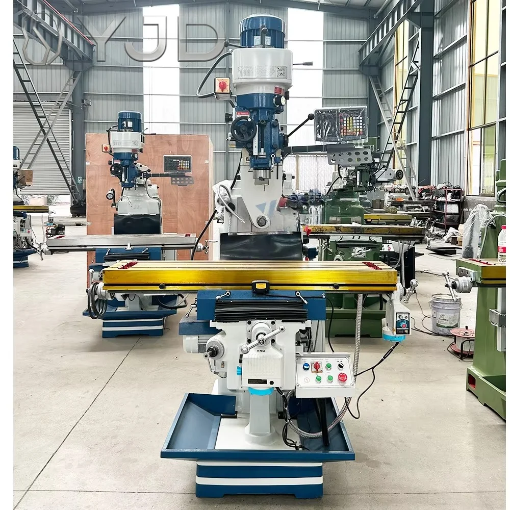 YIDA Universal Milling Machine X6330 Mini Metal Drilling and Milling Machine Dividing Head for Milling Machine