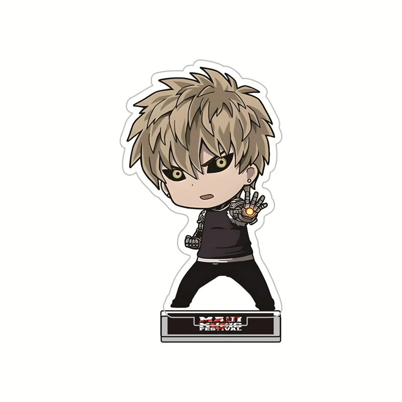 10CM Anime ONE PUNCH MAN Acrylic Stand King/Zombieman/Superalloy